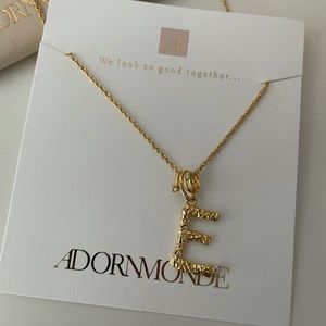 Adornmonde Alphabet Necklace